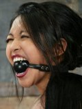 Asian Slave Mika Tan Gets Her Body Tied, Her Mouth Ball Gagged And Her Tits Tortured By Sebastia